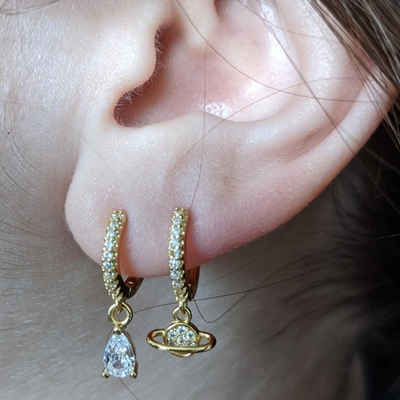 💎✨ 925 Galaxy Earring Set - Picture 5 of 5